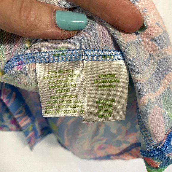 Lilly Pulitzer Alek Halterneck Tank Top‎ - Picture 3 of 8